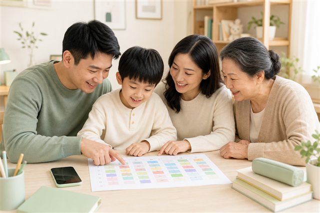 家庭成员都能看懂课表的产品插图
